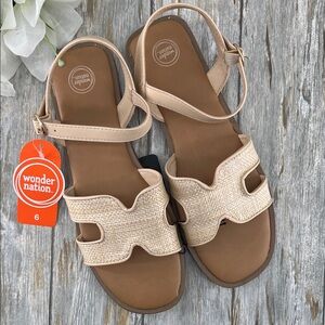 Big Girl Fashion Sandals Shoes Summer Size 6